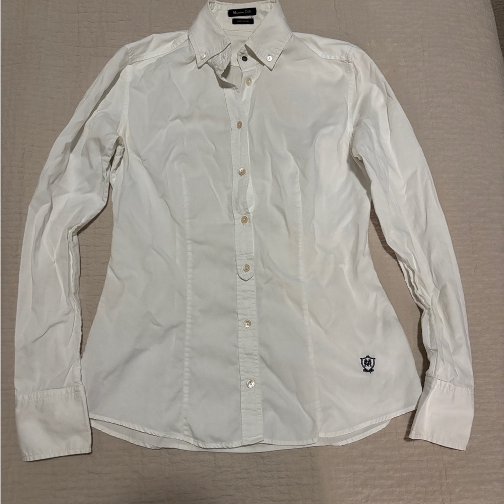 Massimo Dutti White Women Shirt